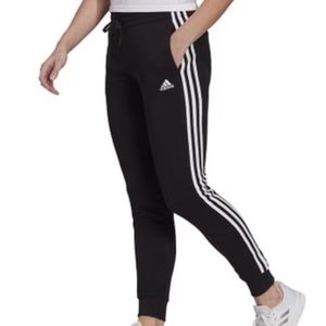 Adidas Women's 3 Stripe Fleece Pants